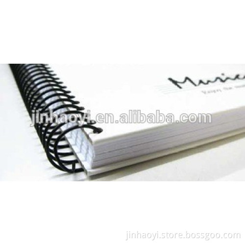 2016 high quality wire o books spiral notebook with colored paper printing